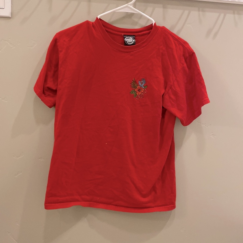 Santa Cruz red shirt